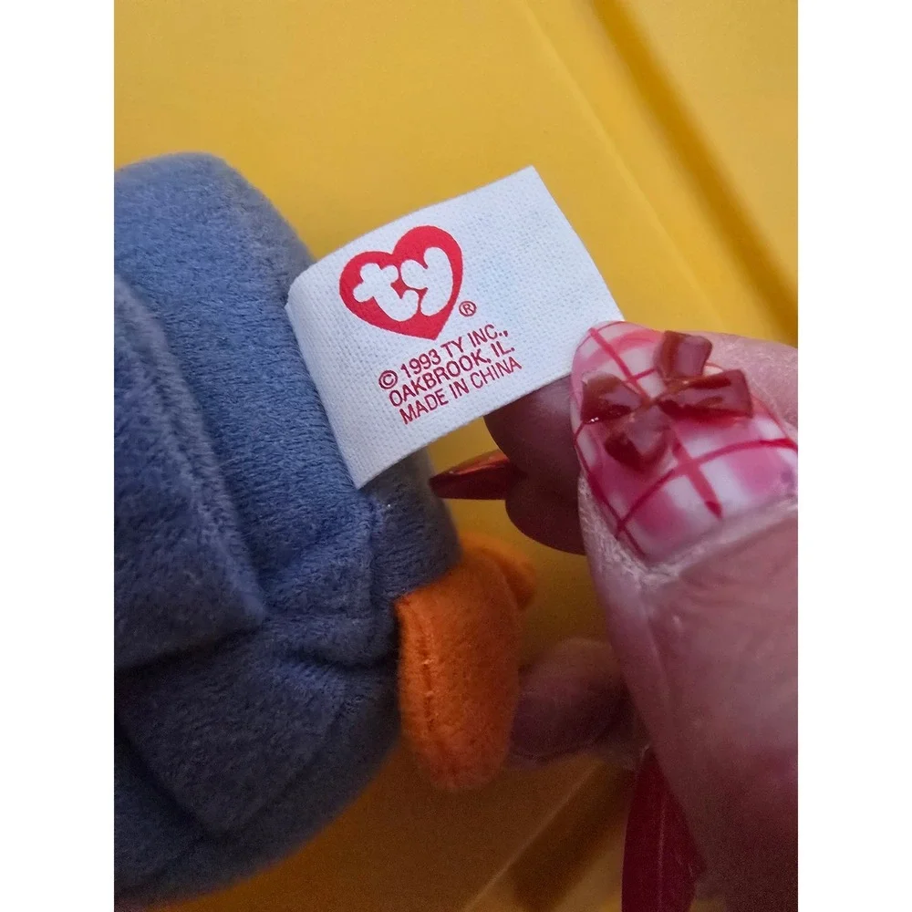 Ty Teenie Beanie Babies Scoop The Pelican‎ Plush Toy 1993